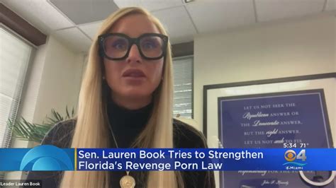 Florida Senator Lauren Book Fighting Back Over Nude Images。